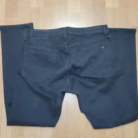Rag & Bone Men's Standard Issue Fit 1 Slim-Skinny Knee-Rip Jeans Size 34 - Picture 12 of 12
